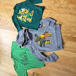 Mixed brands of little boys tops /hoodie, long & short sleeve t-shirts size 4T